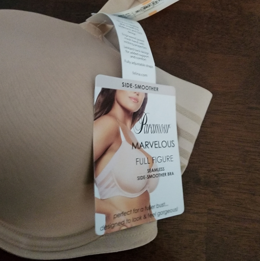 Felina side smoother bra 42DD nwt